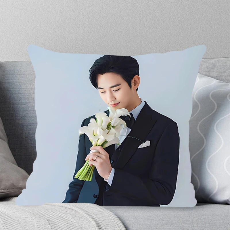 K-kim-soo-hyun Tide Квадратный Чехол Для Подушки Полиэстер Декоративная Подушка Офиса