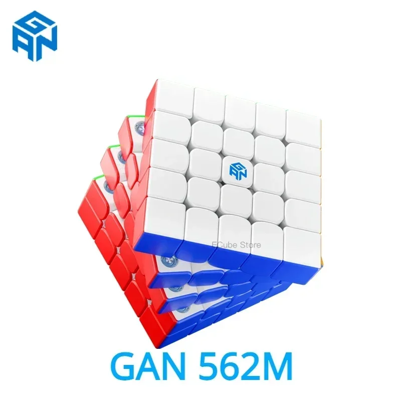НОВИНКА!!! [ECube] GAN562M 5x5x5 Speed Magic Cube Core Магнитный куб без наклеек Головоломка с