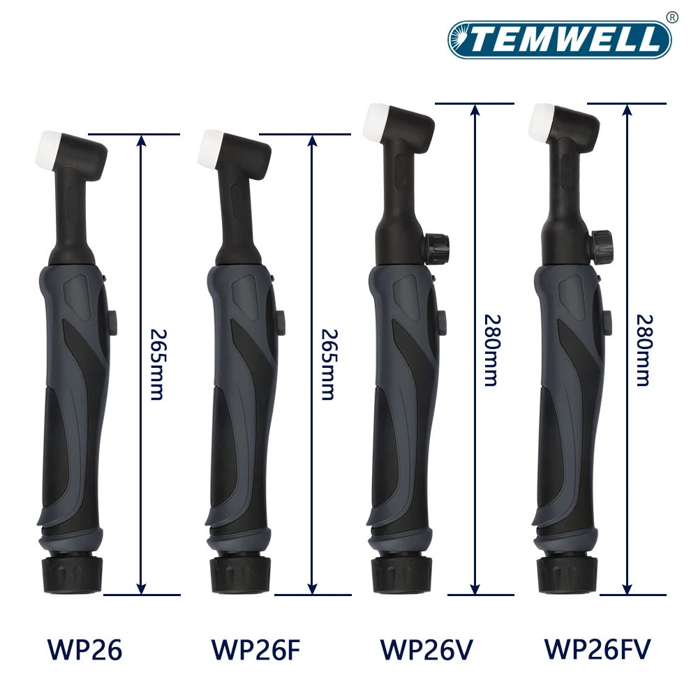 Корпус горелки TIG Аргоновая сварочная головка WP26 WP26F WP26V WP26FV Клапан Flex Воздушное