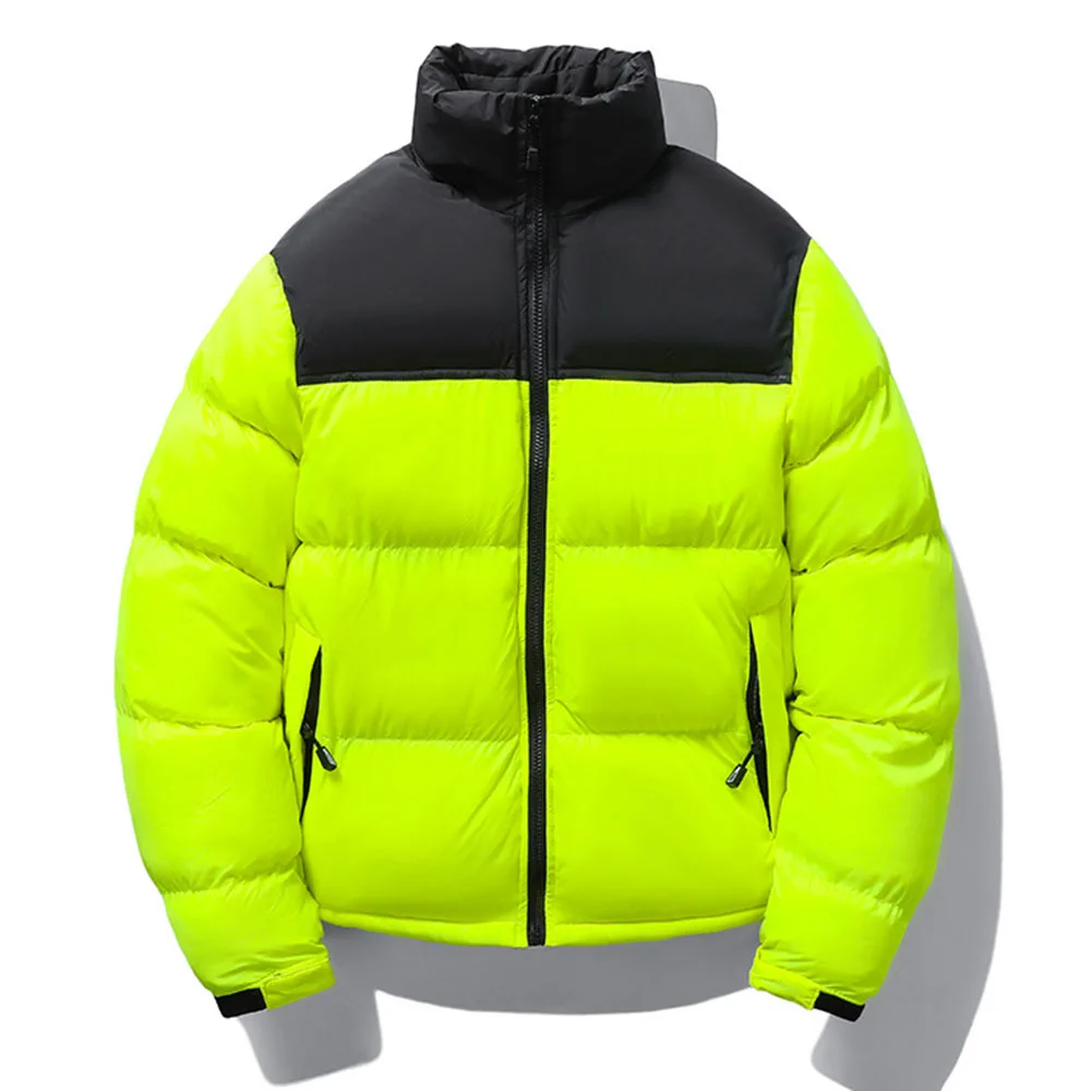 ERIDANUS 2022 Men's Casual Winter Hats Can Be Hidden Bread Cotton Coat Male Solid Color Stand Collar Loose Parka Clothes MWM162