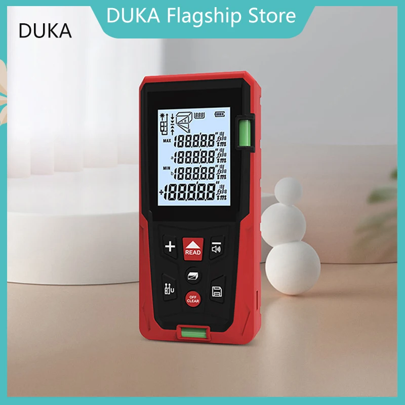 

DUKA LS3 60m-80m Laser Rangefinder High Precision Electric Ruler Digital Distance Meter Portable Measurement Tools