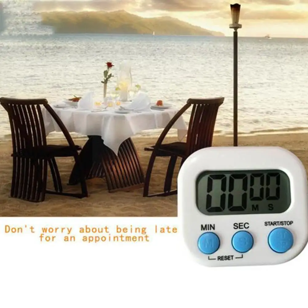 

1 шт., электронный мини-будильник с ЖК-дисплеем