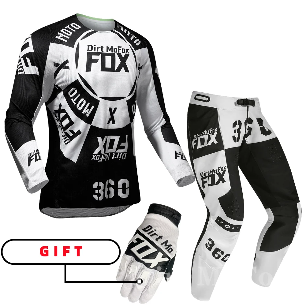 Motocross MX Off Road Bike Dirt MoFox Nobyl FlexAir Honr LE A1 Gear Set Mx Outfits Gift Glove Combos Motorcycle Suit Men's Kit