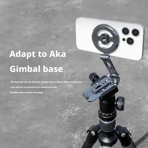 Профессиональный многофункциональный магнитный держатель для телефона, складной штатив для камеры, подставка для телефона для iPhone 17, 16, 15, настольная подставка