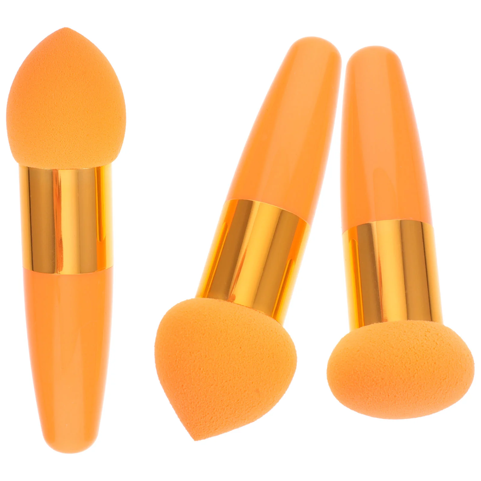 

3 Pcs Dry Foundation Little Mushroom Makeup Pen Travel Face Sponge Emulsion Female Pens