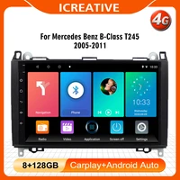 for mercedes benz b w245 b150 b160 b170 b180 b200 b55 2005 2011 2 din car multimedia player android 8 1 gps autoradio