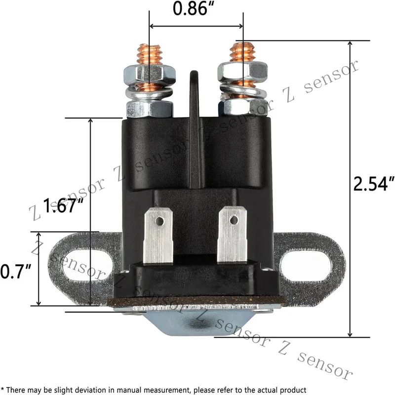 Фото Стартовое реле-соленоид Z+ 725-04439B 725-04439A 725-04439 435151 для MTD Cub Cadet №3