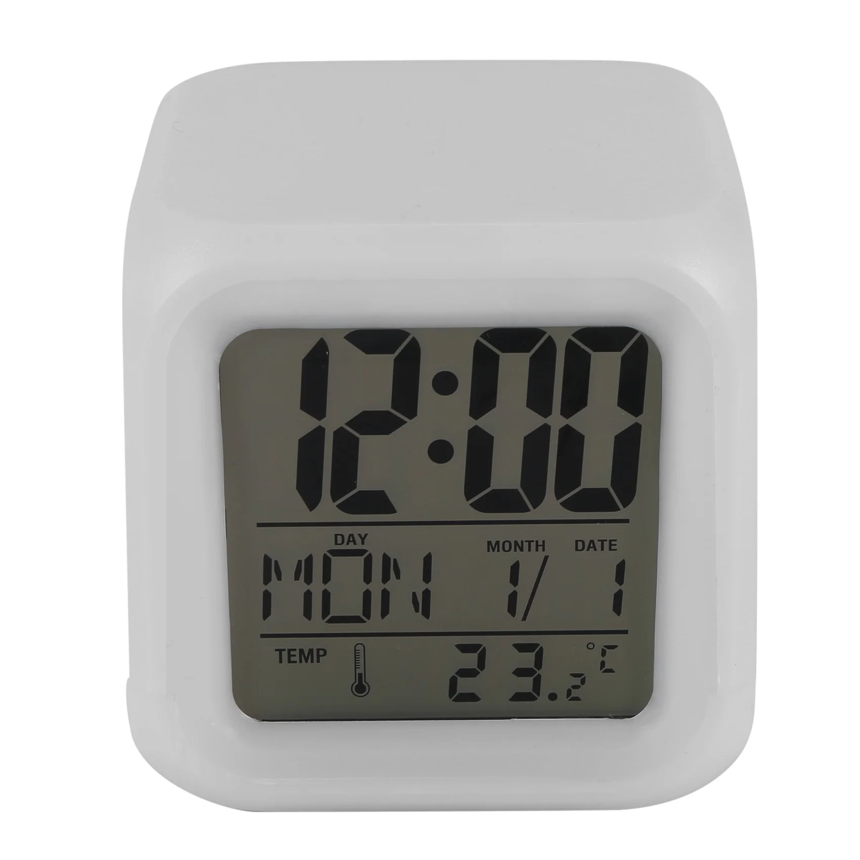 

Alarm Clock Digital Travel for Bedroom Boy Girl,Small Desk Bedside Clocks,Display Time/Date LED Night Light with Snooze