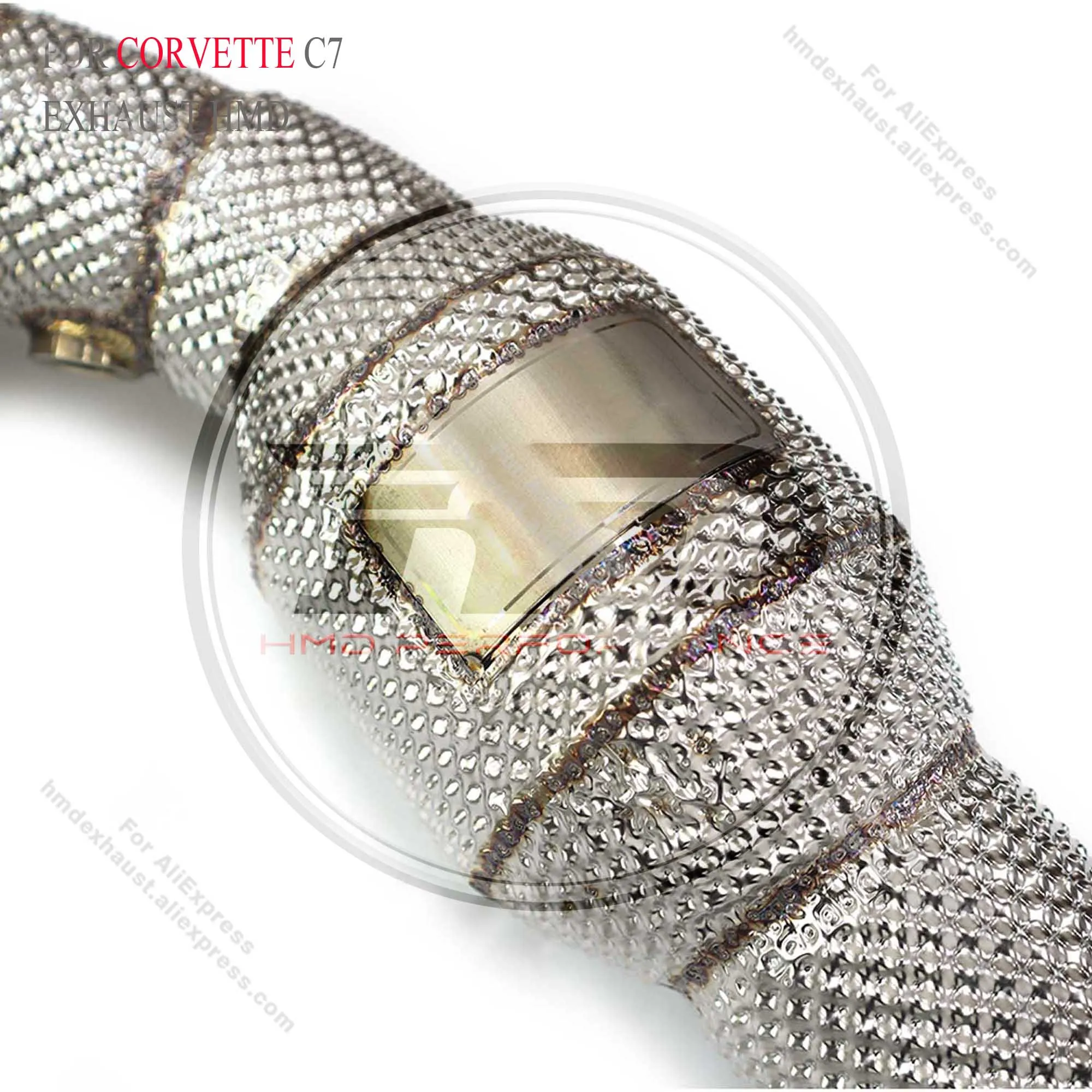 HMD выхлопная труба для Chevrolet Corvette C7 с тепловой защитой