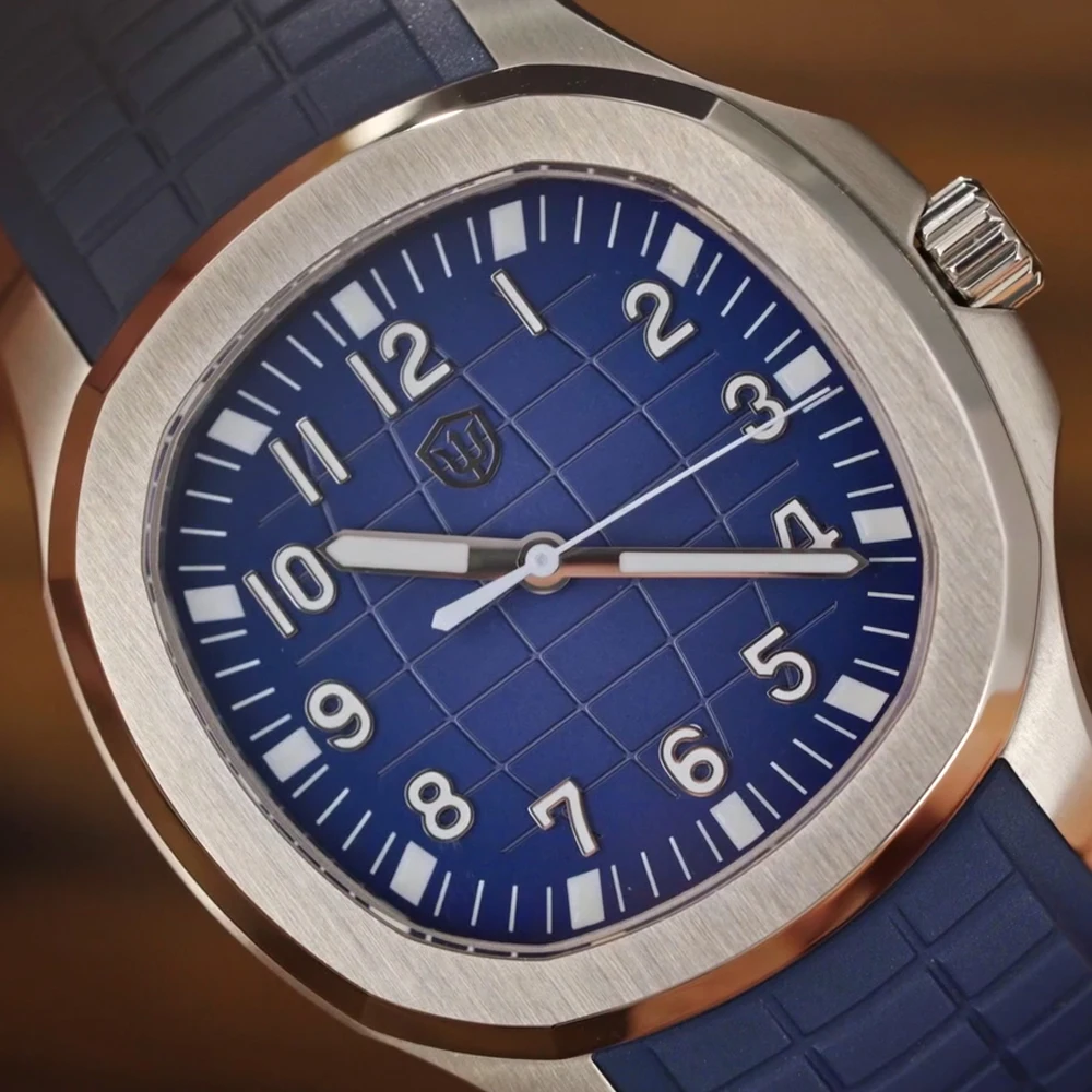 Фото Часы Watchdives WD008 VH31 с кварцевым механизмом, сапфировым стеклом, водонепроницаемые, с суперлюминователем BGW9, из нержавеющей стали, мужские. №5