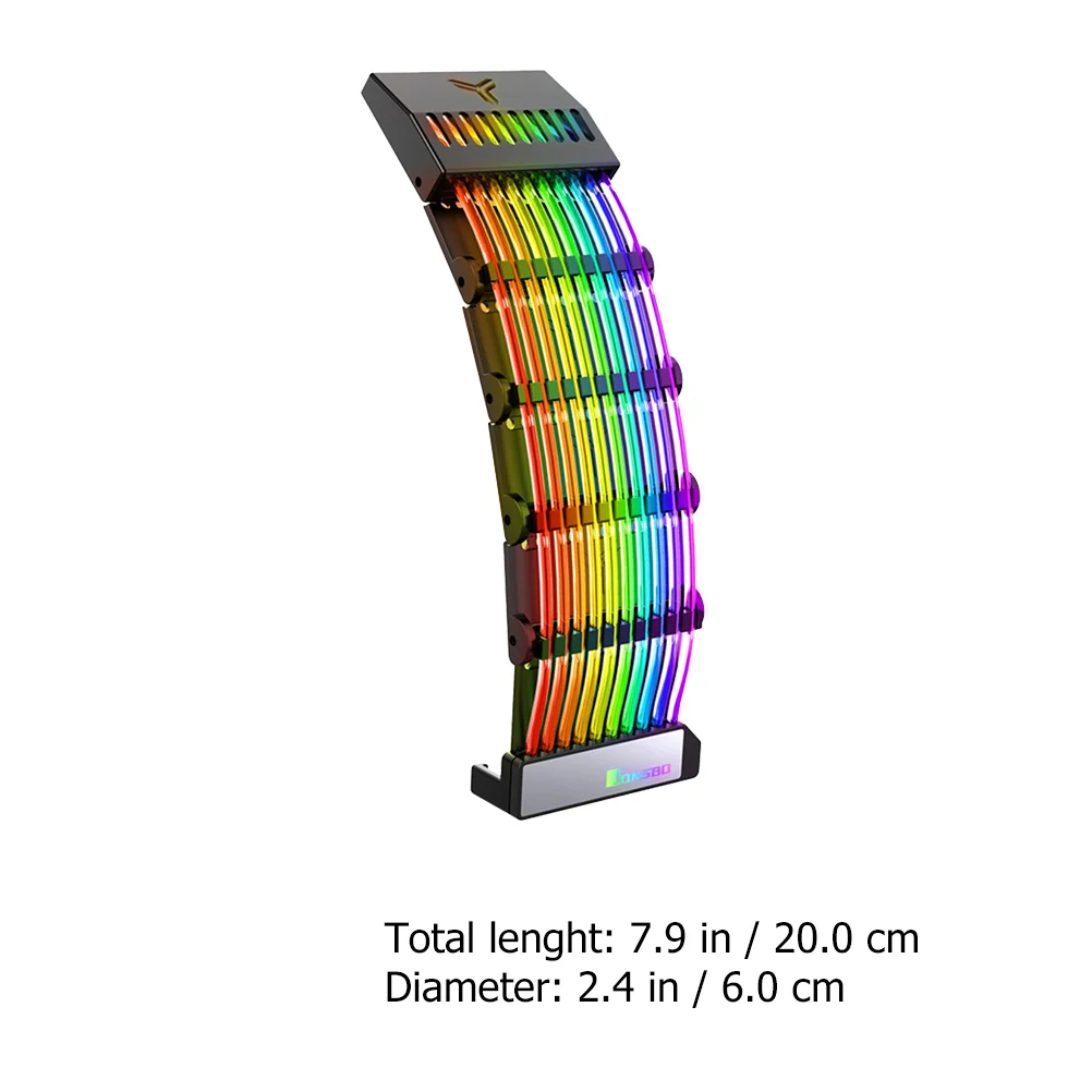 Удлинительный шнур питания 5 В кабель RGB рукав для компьютера 24 контакта ATX MATX Abs GPU