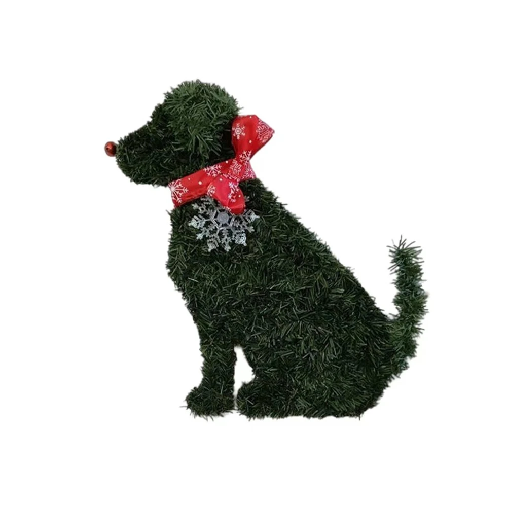 

Christmas Farmhouse Animals Wreath Artificial Animals Hanging Ornaments for Festival Celebration Thanksgiving