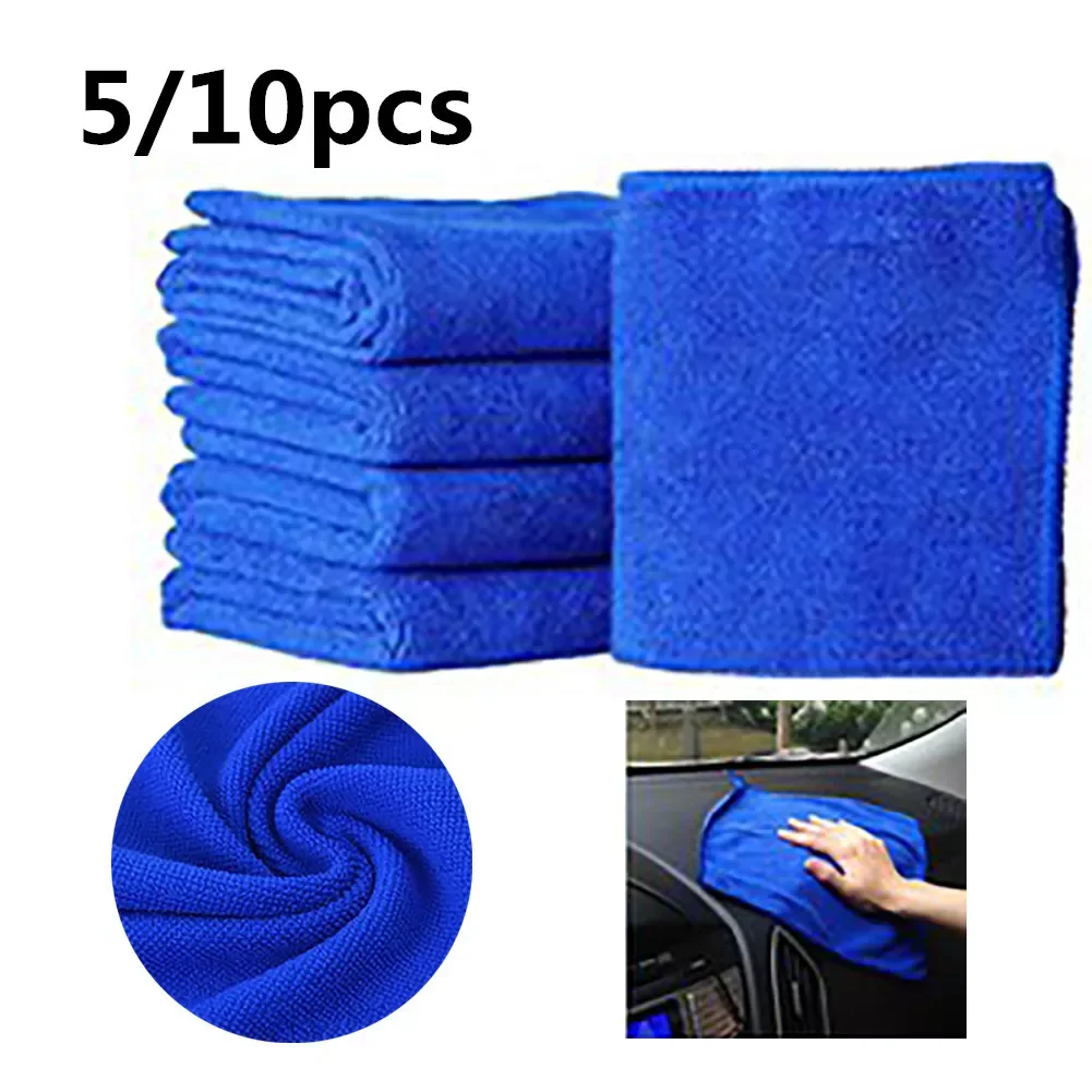 

10pcs Soft Auto Car Microfiber Wash Cloth Cleaning Towels Drying Cloth Car Care Cost-effective Fast delivery Dropshipping