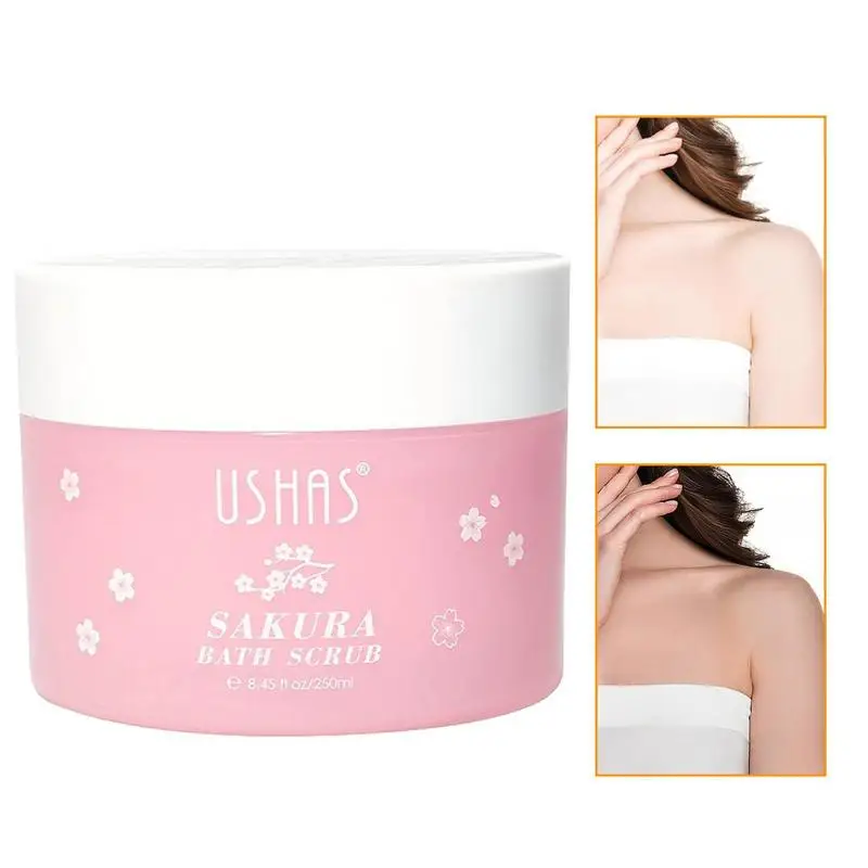 

Cherry Blossom Scrub Sakura Body Scrub Dry Skin Peeling Exfoliator For Dark Spots Breakouts For Repairs Large Pores Restore Skin