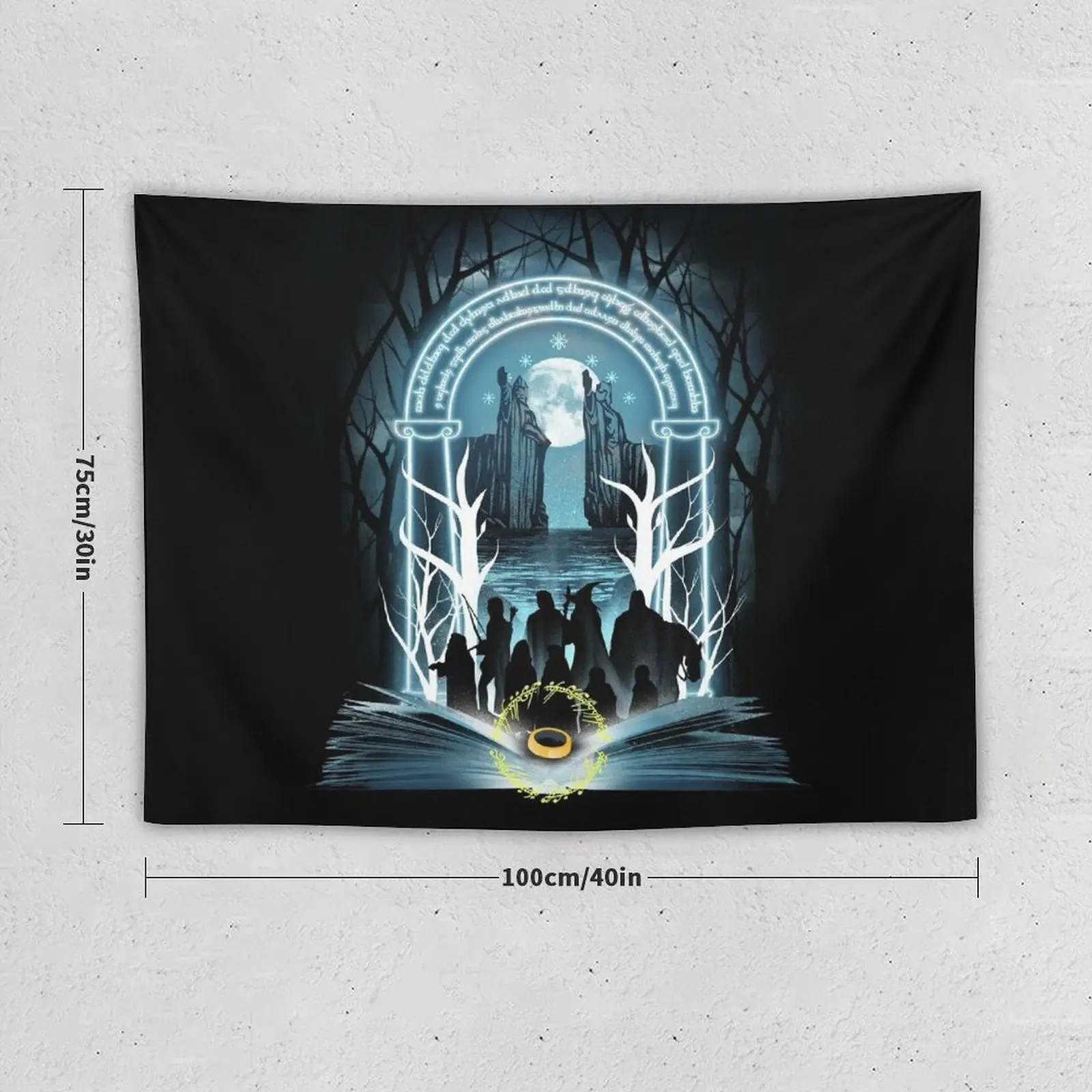 Новый гобелен в виде книги общения украшение для спальни декор комнаты дома