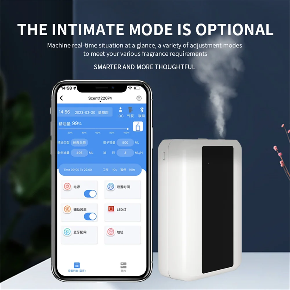 Scenolor - Bluetooth ароматический диффузор духи для отеля домашний аромат емкость 150 мл