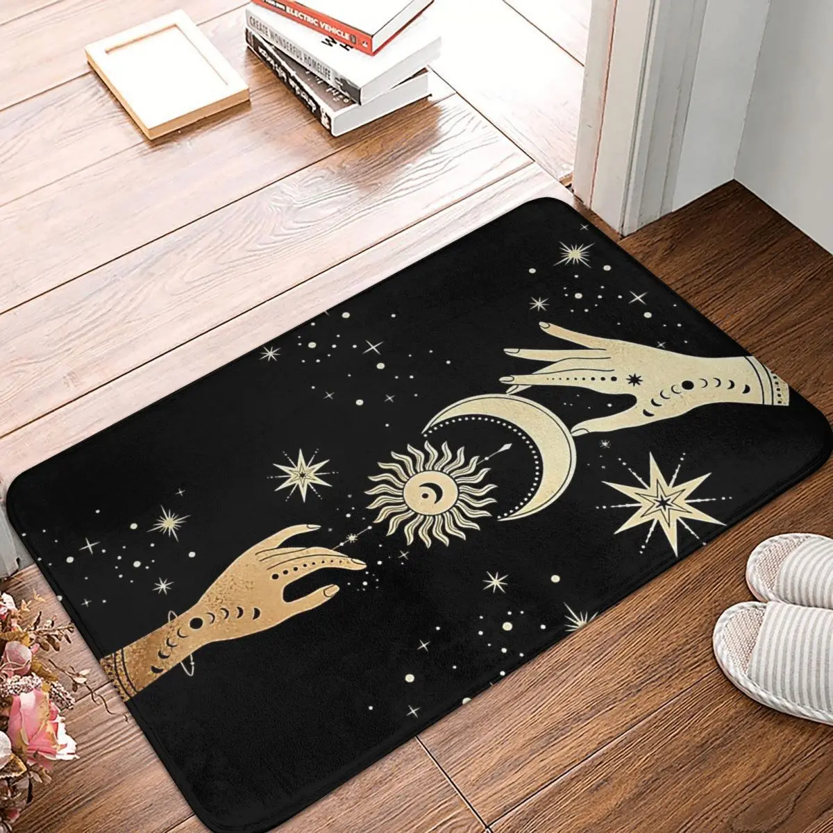 

Tarot Symbols Witchcraft Doormat Rug carpet Mat Footpad Bath mat Non-slip toilet Balcony Parlor durable Washable