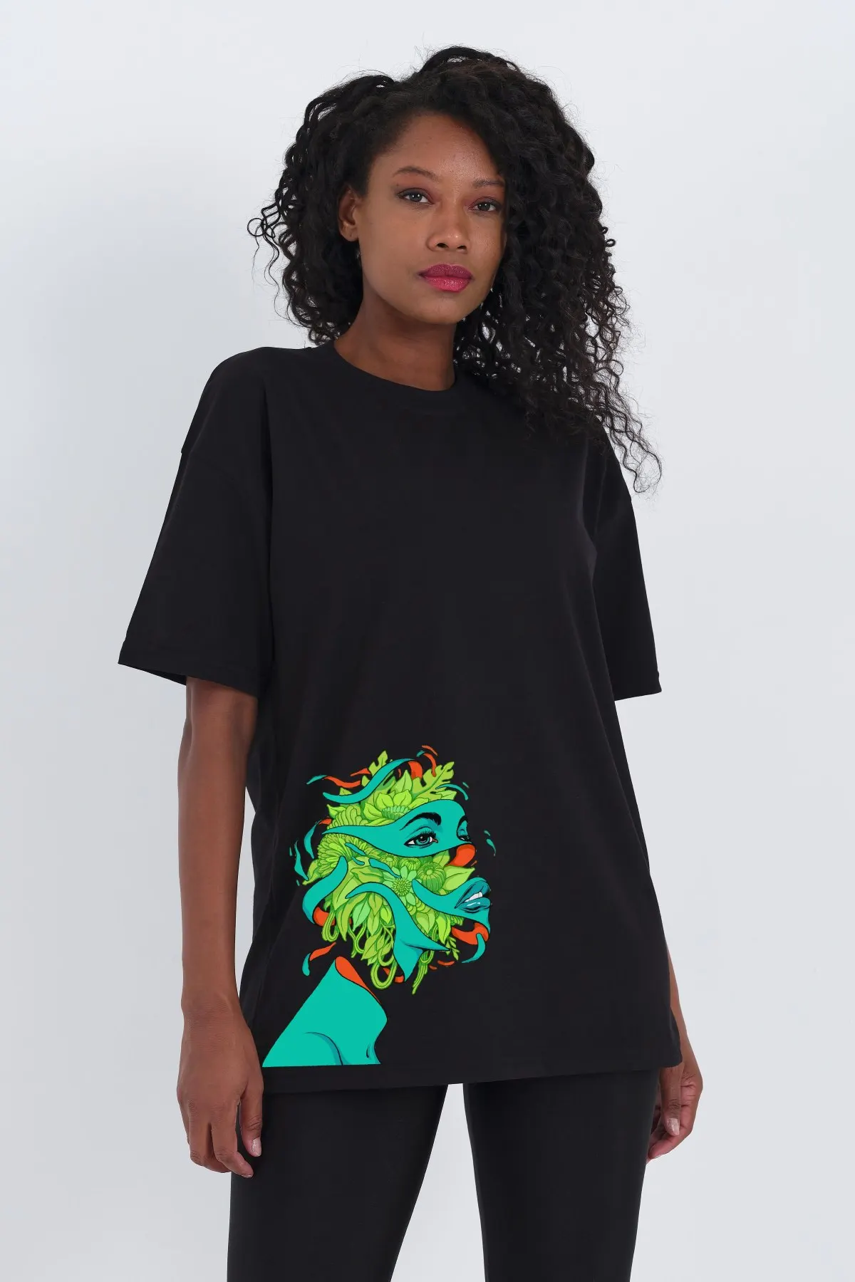 

Мужская хлопковая футболка с принтом Medusa