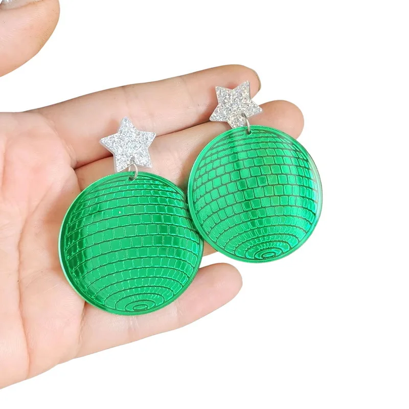 Оригинальные серьги на Хэллоуин для женщин акриловый пирсинг в виде