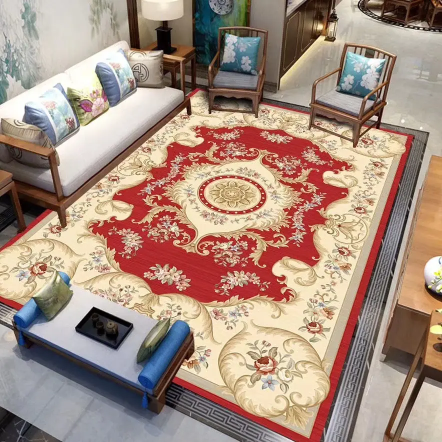 

European Style Living Room Carpet Sofa Table Floor Mat Bedroom Bedside Carpet Simple Home Decoration Lounge Rug Tatami Area Rug