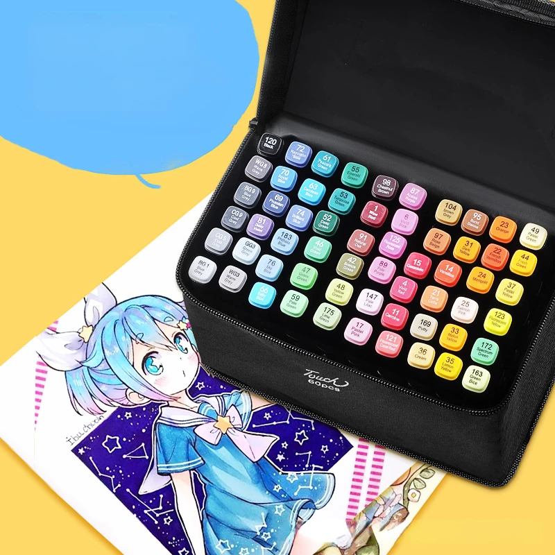 Ceny 60/80 Dwugłowy Kolorowy Marker Zestaw Dla Studentów Ręcznie Malowany Projekt Animacji Specjalny Tłusty Czarny Trzonek Akcesoria Do Malowania Pędzel Najtaniej 60/80 Dwugłowy Kolorowy Marker Zestaw Dla Studentów Ręcznie Malowany Projekt Animacji Specjalny Tłusty Czarny Trzonek Akcesoria Do Malowania Pędzel