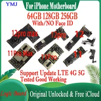 original for iphone11 pro max 12 pro max motherboard unlocked free icloud logic board ios update mainboard no id account plate