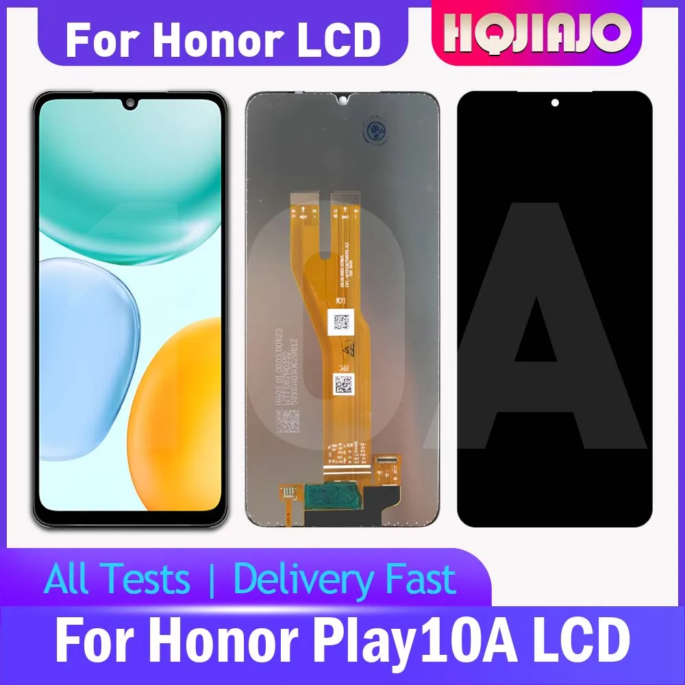 Фото 6,74-дюймовый ЖК-дисплей с сенсорным экраном и дигитайзером для Honor Play10A 4G NLA-LX3, качественная запасная часть для ремонта, сборка play10a №4