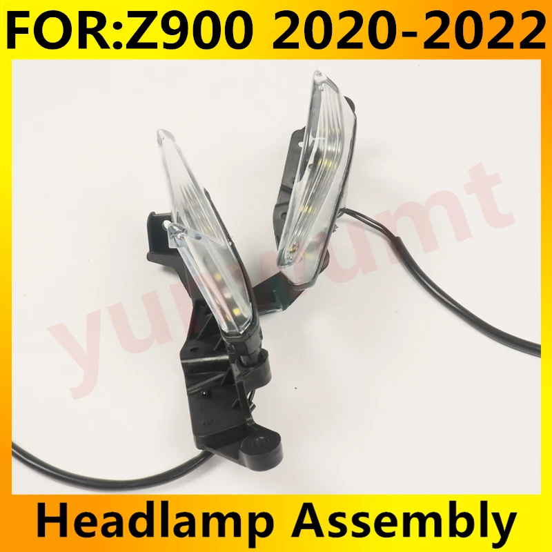 

Motorcycle Front Headlight Assembly Fit For Kawasaki Z650 Z900 Z 900 2020 2021 2022 Headlamp LED Front Upper Run Head Light Lamp