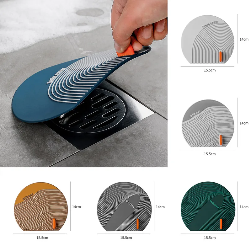 

Мягкая задняя крышка для дезодоранта, толстая Силиконовая накладка для слива в полу, дезодорант, подкладка для ванной комнаты с защитой от з...