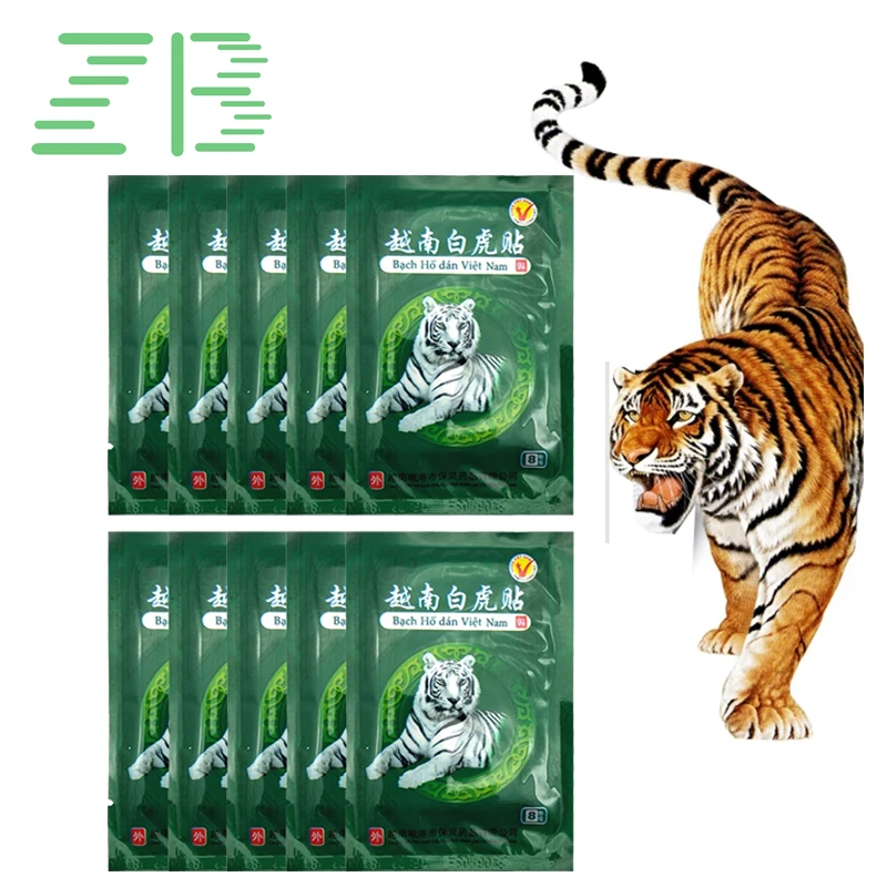 

Vietnam White Tiger Balm Pain Patch Muscle Shoulder Neck Arthritis Effective Dressing 16pcs/2bags Herbal Medical Plaster