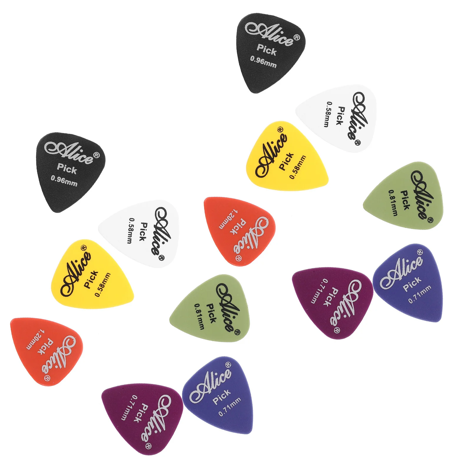 

50 Pcs Suite Ukulele Picks Guitar Finger Bulk Thick Electric Thumb Accessories Kit Bass Acoustic