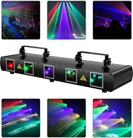 popular 5 lens led stage light dmx rgb animation dj disco laser professional audio beam party effects for club
