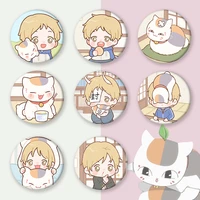 natsume yuujinchou peripheral badges teacher anime book of friends two dimensional brooches cartoon ornaments wholesale