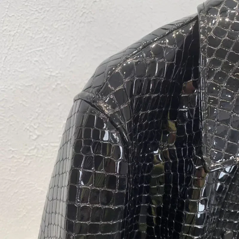 Весеннее женское пальто Новое поступление 2024 куртка из натуральной овчины