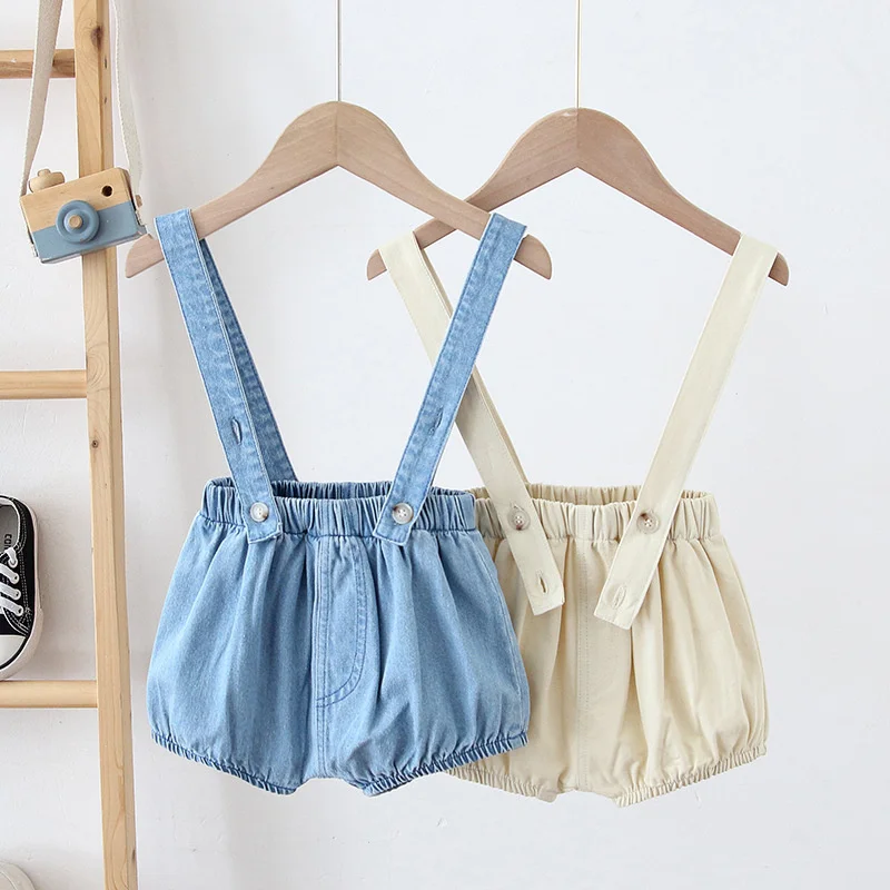 

Lawadka Summer Baby Boys Girls Overalls Denim Shorts Fashion Korean Style Toddler Jeans 2022 New Baby Outfit Shorts For Kids