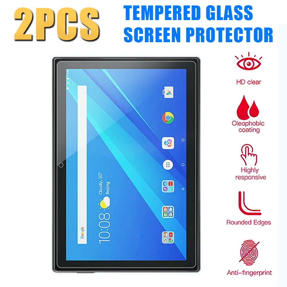 

2 шт., защитное закаленное стекло для планшета Lenovo Tab M10