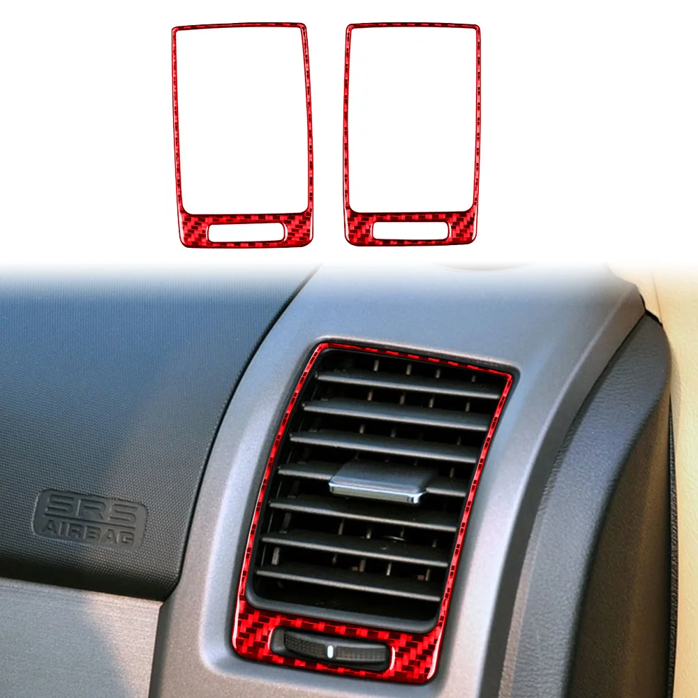 

Real Carbon Fiber For Honda CRV 2007-2011Car side vent frame panel Decoration Lnterior Stickers Auto Modification Accessories