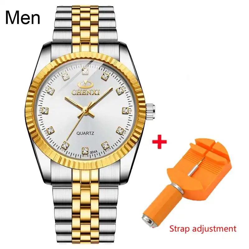 2023 Hot Selling Item High Quality Elegant Men's and Women's Watch Crystal Couple Watch One piece for shipping