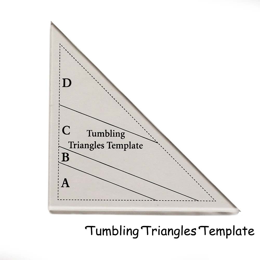 

Tumbling Triangles Template Quilting Ruler and Quilting Template