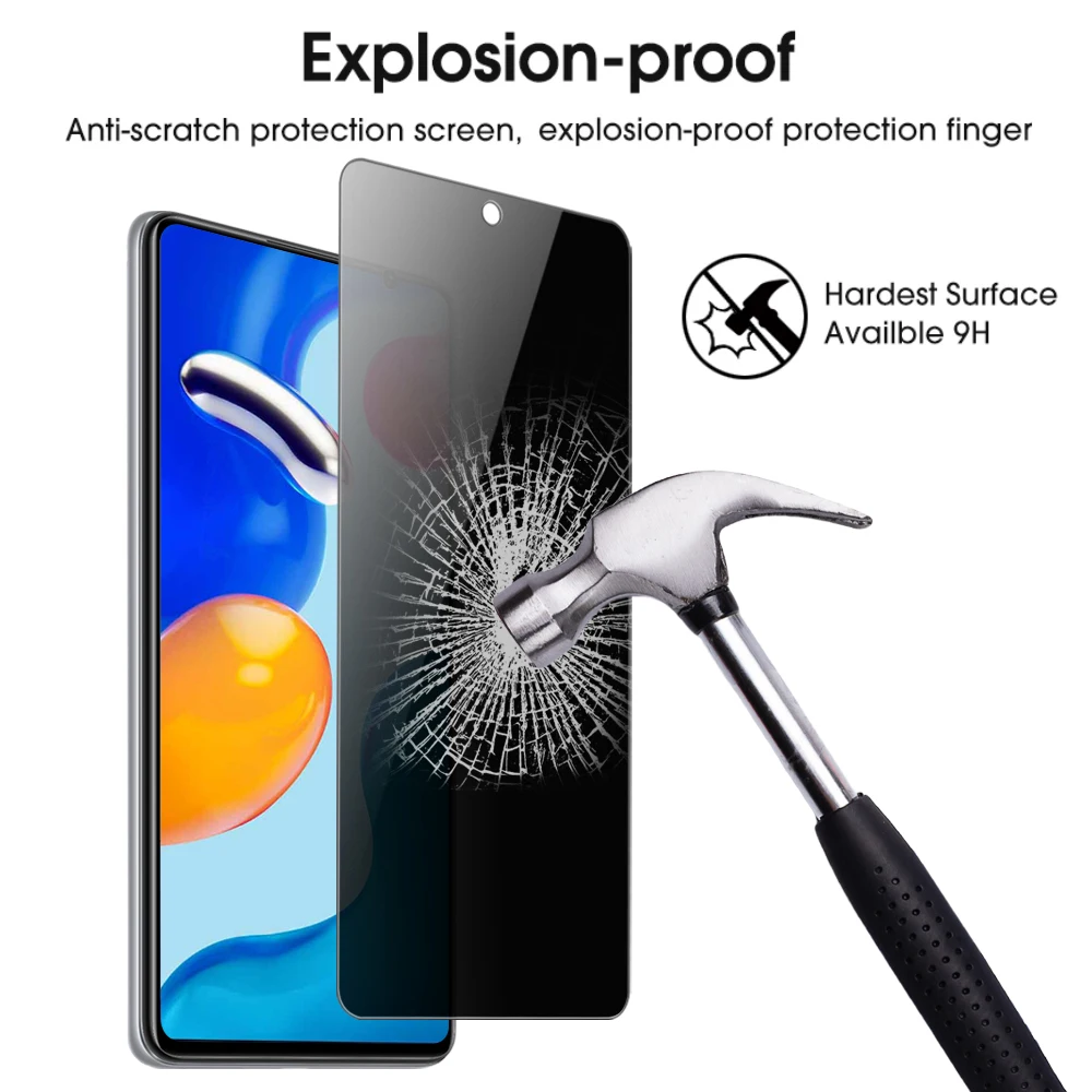 Антибликовая защитная пленка из закаленного стекла для Xiaomi Redmi Note 11S Защита