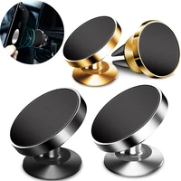 silver magnetic car phone holder magnet mount mobile cell phone stand gps support for iphone 13 12 xiaomi huawei samsung oneplus