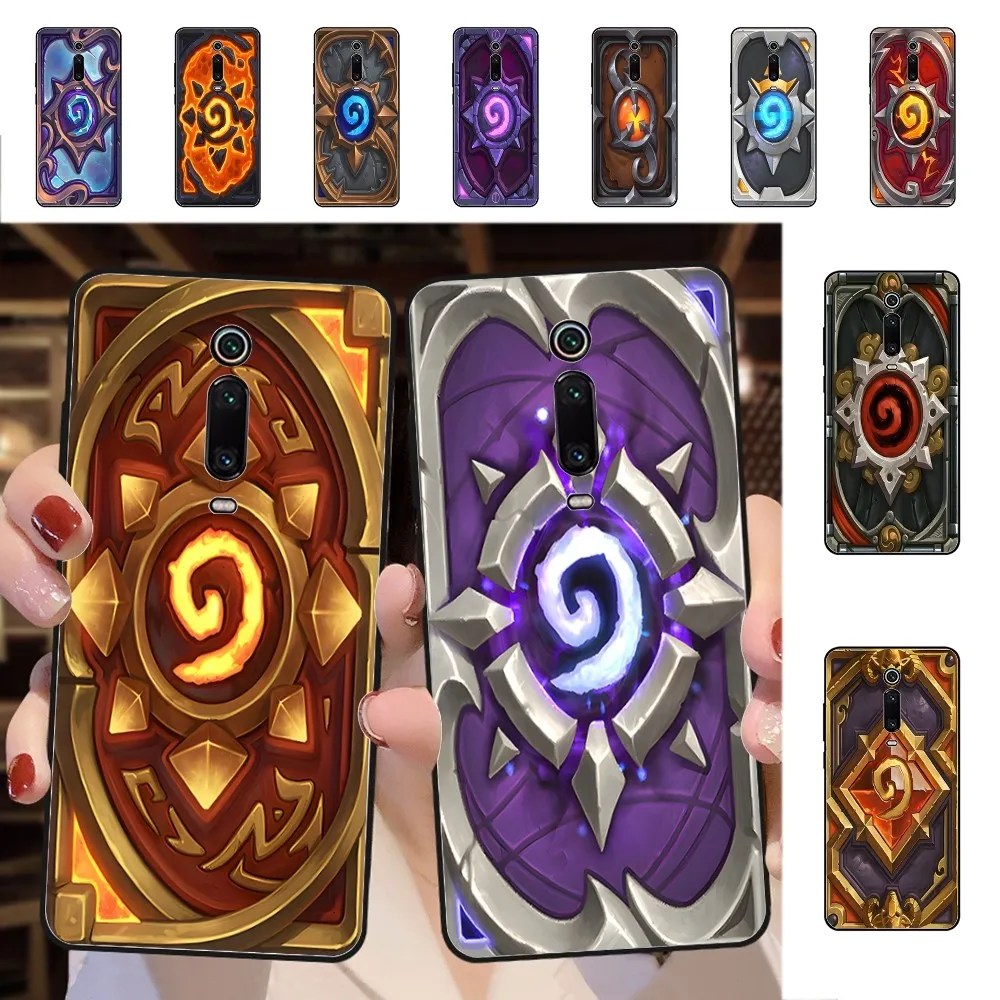 H-Hearthstone Card Backs Phone Case For Redmi 5 6 7 8 9 10 Plus Pro A GO K20 K30 K40 F3 Fundas