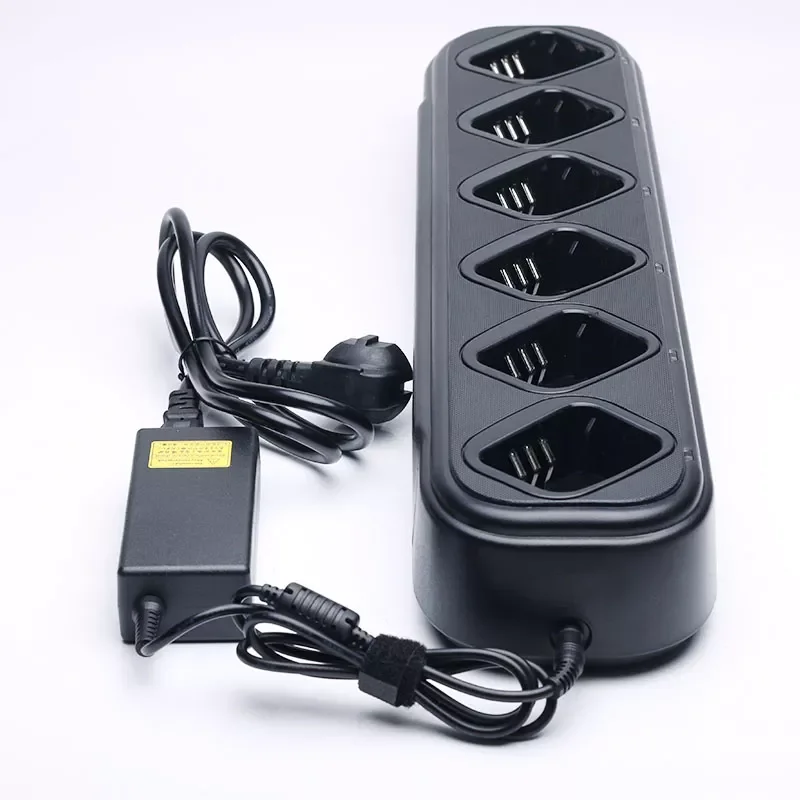 

Multiplex Charger 6-Way Walkie Talkies for Motorola GP3688 GP3188 EP450 PR400 CP140 CP150 CP160 CP180 CP200 CP250 Radios