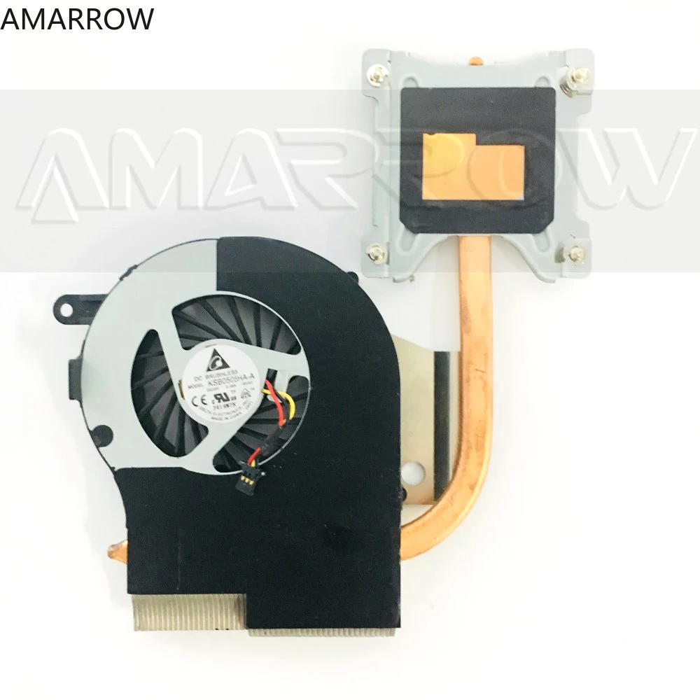 Оригинальный радиатор и вентилятор для hp G62 G72 G72T CQ72 606013-001, для процессора Intel