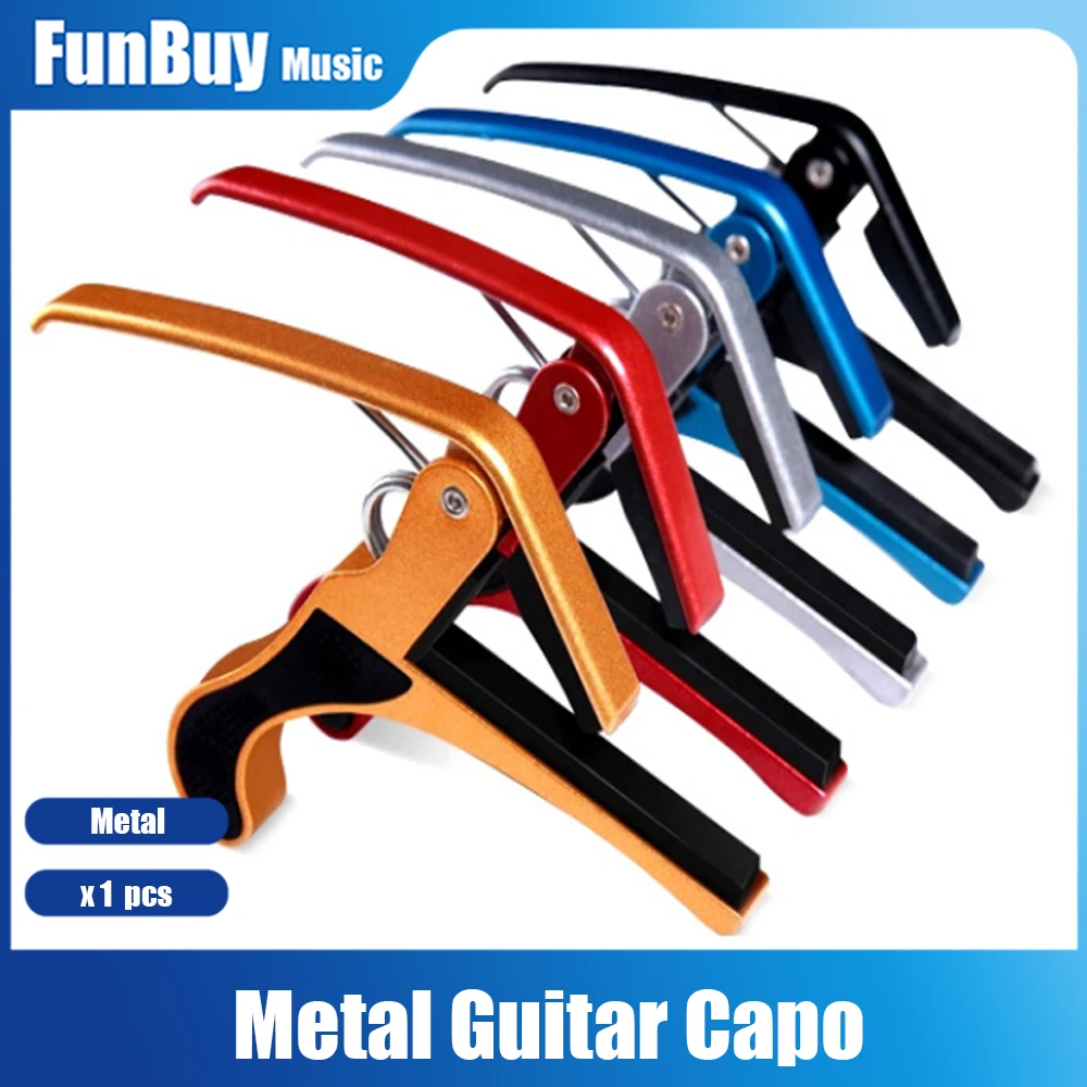 

Aluminum Alloy Guitar Capo Tuner Clamp Key Trigger for Acoustic Electric Guitar Guitarra Accessories