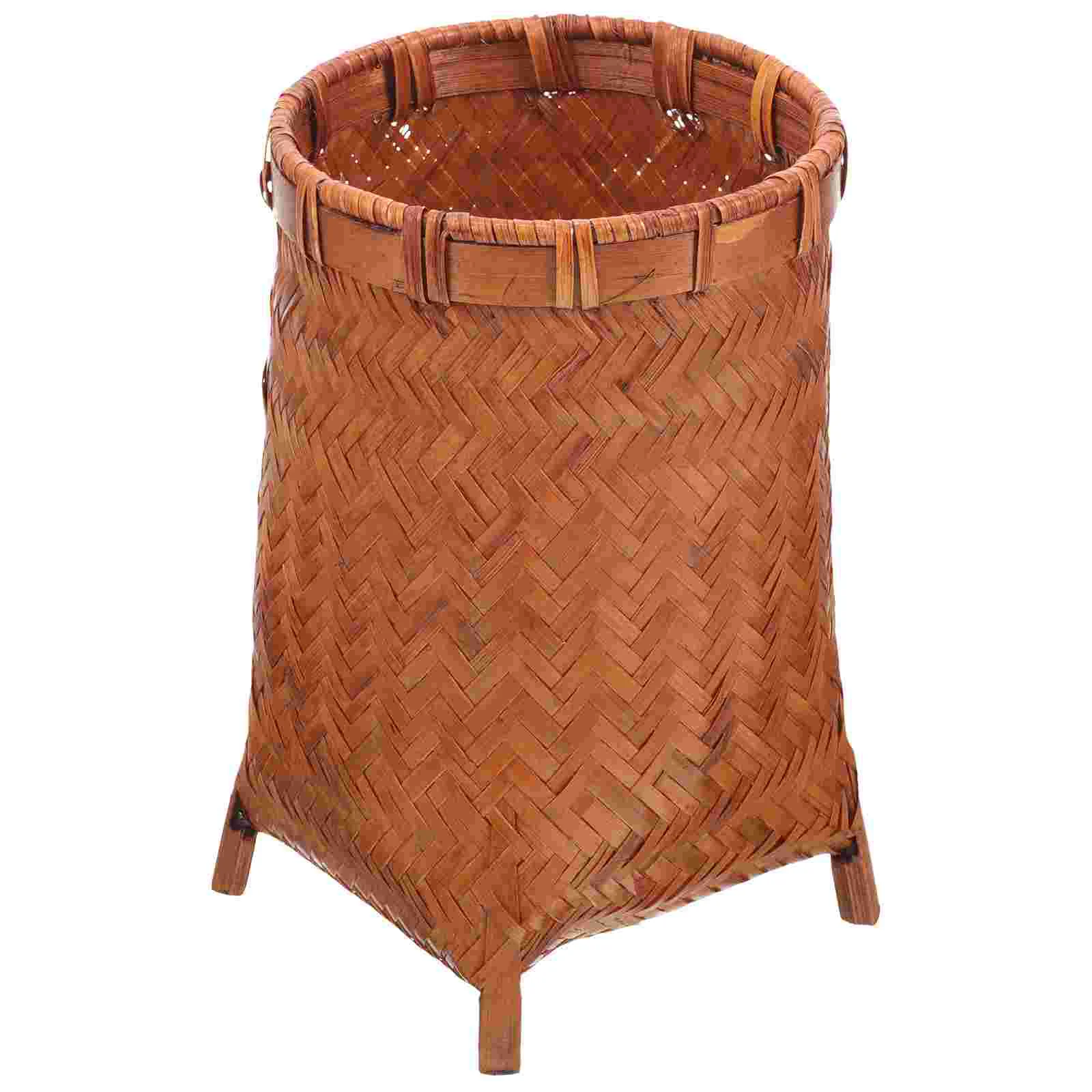 

Держатель для чайных зажимов, чашка, контейнер для ручек с бамбуковой резьбой, настольные канцелярские принадлежности, щетка, домашний декор