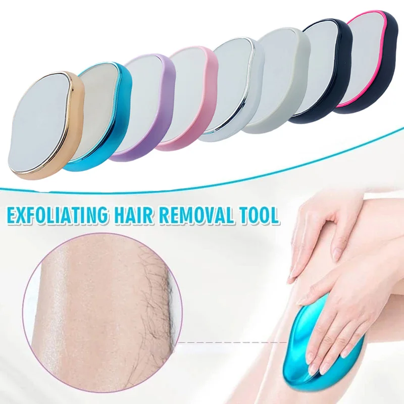 

Crystal Physical Hair Eraser Bleame Removal Painless Safe Epilator Easy Cleaning Reusable Body Beauty Depilation Tool Hairs New