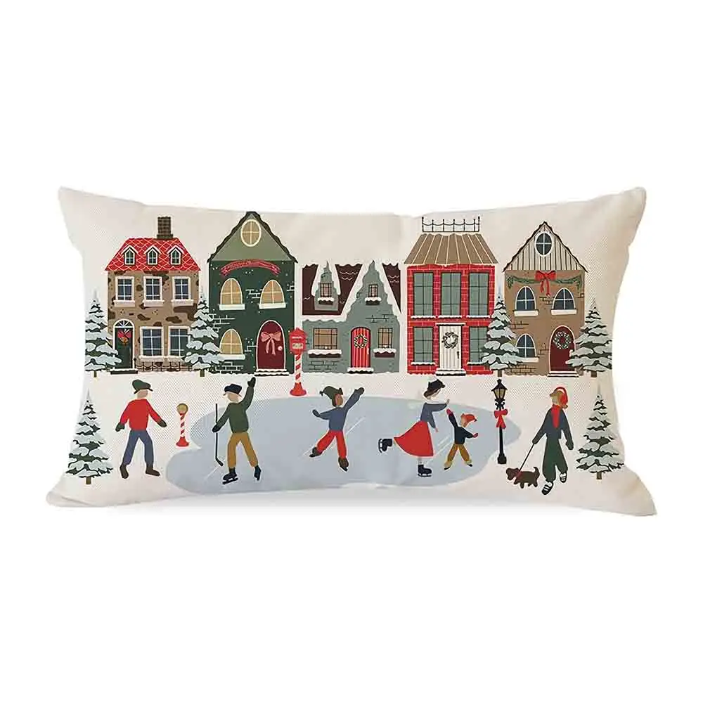 Наволочка Merry Christmas велюр 30x50 см