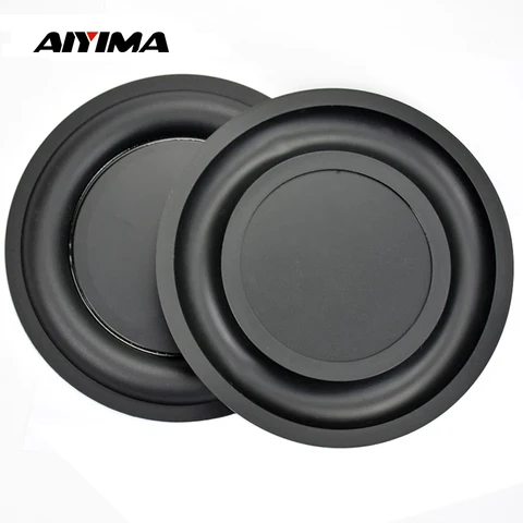 Aiyima 2pcs 6,5 polegadas fortalecem o radiador do radiador passivo do radiador vibração do radiador do diafragma vibratório