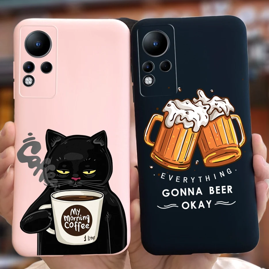 Для Infinix Note 11 чехол X663 роскошный с изображением конфет мягкий для Sllicone телефона 11S